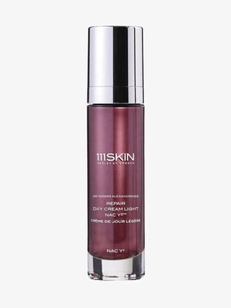 111Skin Repair Day Cream Light NAC Y²™ in branded component on a light gray background